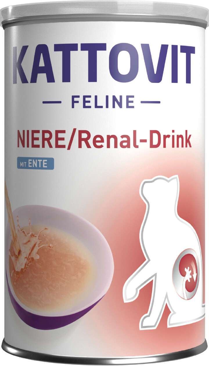 KATTOVIT Katzen-Drink Niere/Renal mit Ente